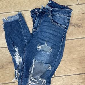 Cello Distressed Blue Jeans